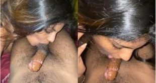 Small Tits Girl Licking Dick And Balls After Applying Chocolate On Dick