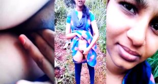 Cute Girl Outdoor Fingering Lover Recording To Her